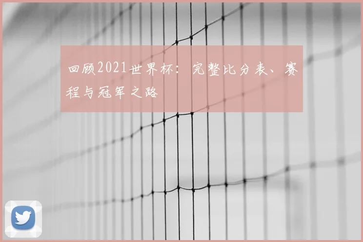 回顾2021世界杯：完整比分表、赛程与冠军之路