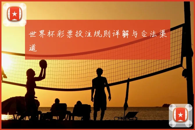 世界杯彩票投注规则详解与合法渠道